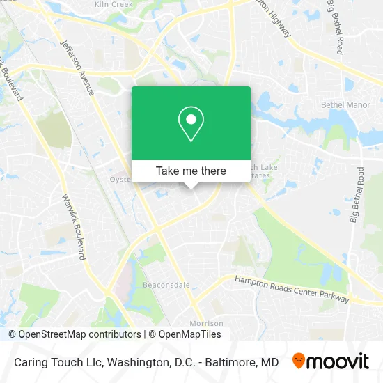 Caring Touch Llc map