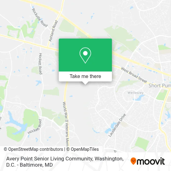 Avery Point Senior Living Community map