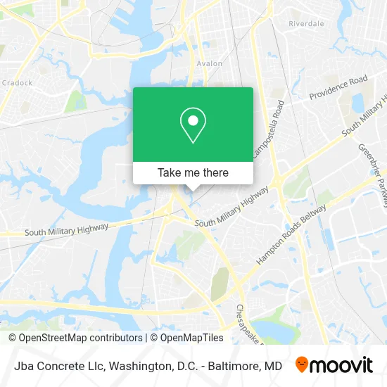 Jba Concrete Llc map