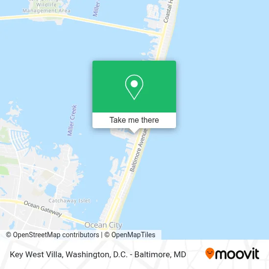 Key West Villa map