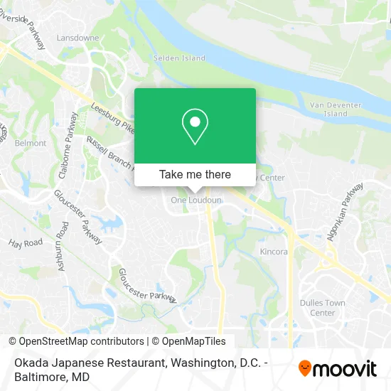 Okada Japanese Restaurant map