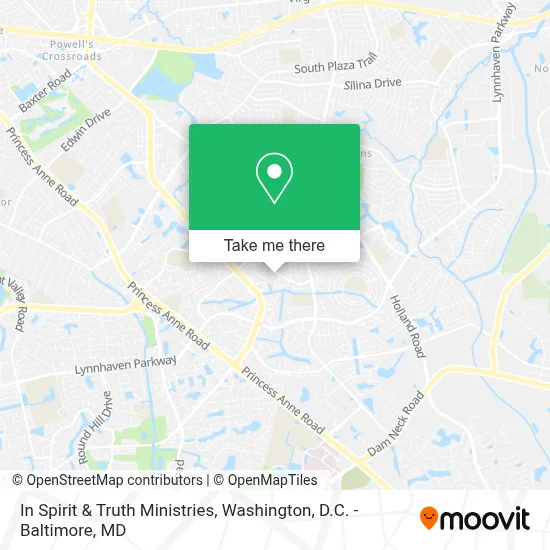 In Spirit & Truth Ministries map