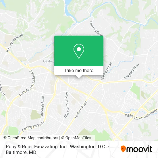 Ruby & Reier Excavating, Inc. map