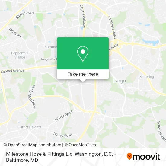 Milestone Hose & Fittings Llc map