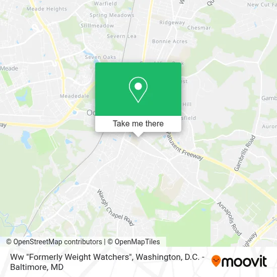 Ww "Formerly Weight Watchers" map