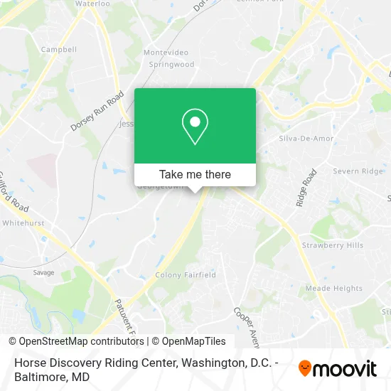 Horse Discovery Riding Center map