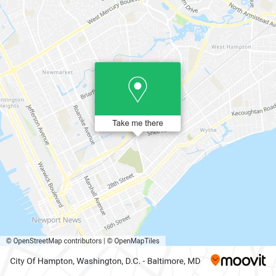 City Of Hampton map