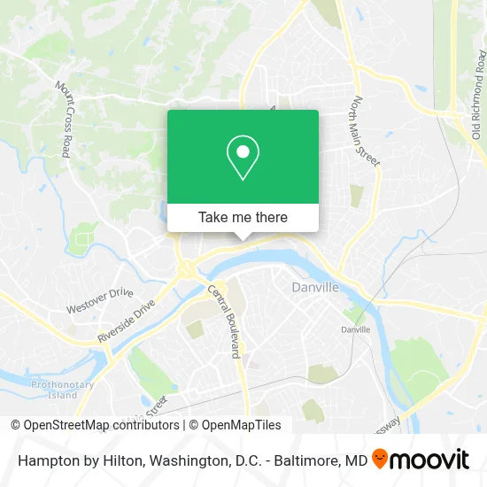 Hampton by Hilton map
