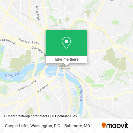 Cooper Lofts map