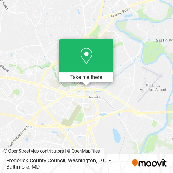 Frederick County Council map