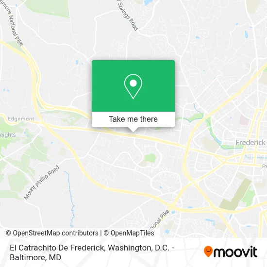 El Catrachito De Frederick map