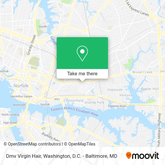 Dmv Virgin Hair map