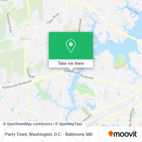 Party Town map