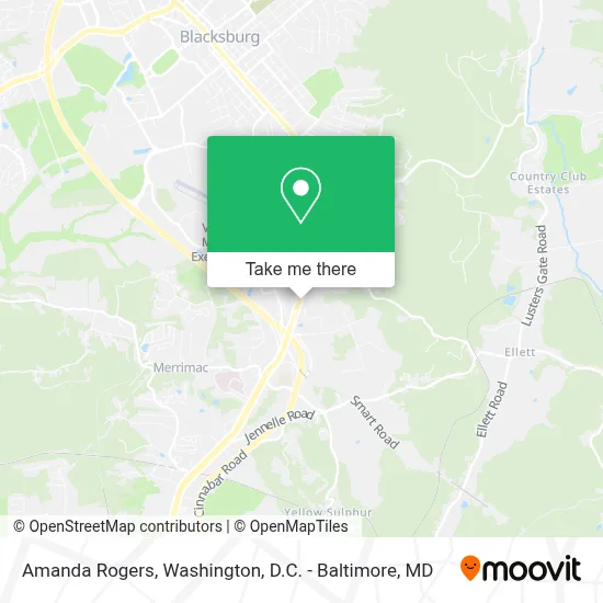 Amanda Rogers map