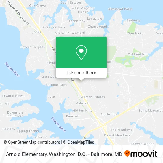 Arnold Elementary map