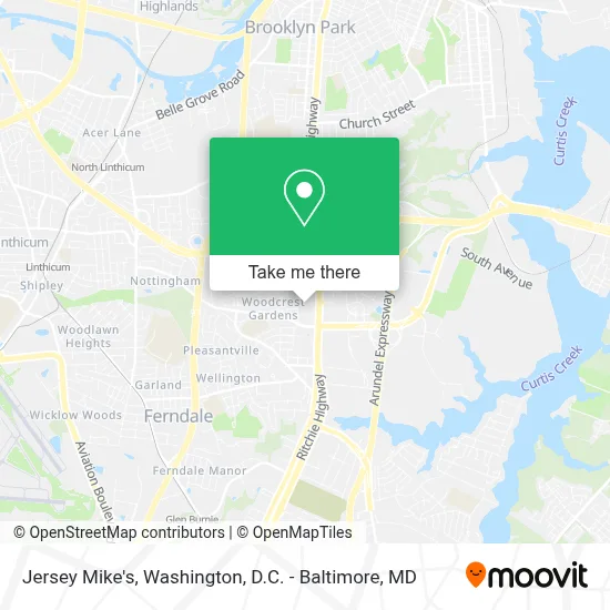 Jersey Mike's map