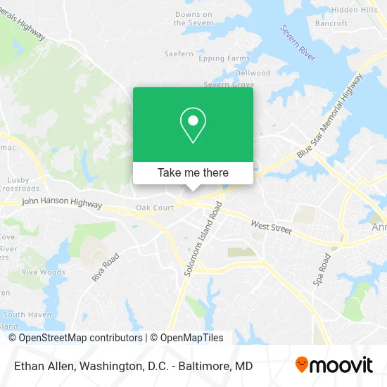 Ethan Allen map