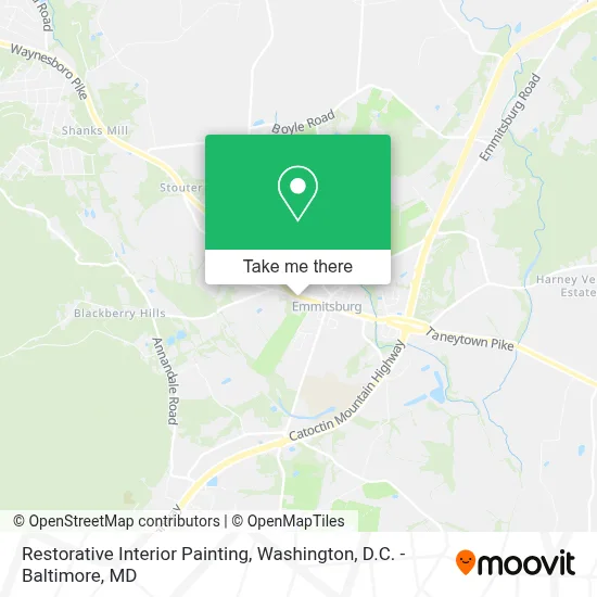 Restorative Interior Painting map
