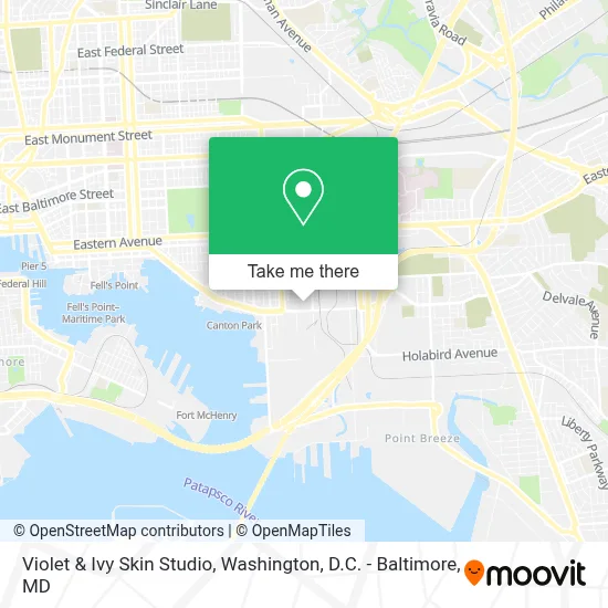 Violet & Ivy Skin Studio map