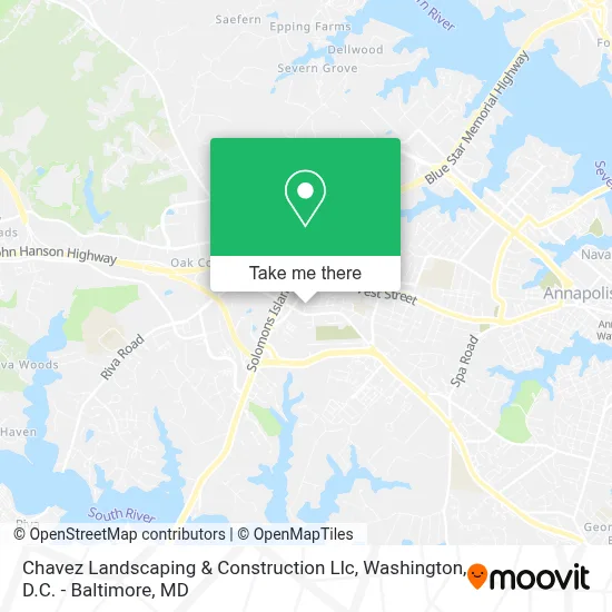 Chavez Landscaping & Construction Llc map