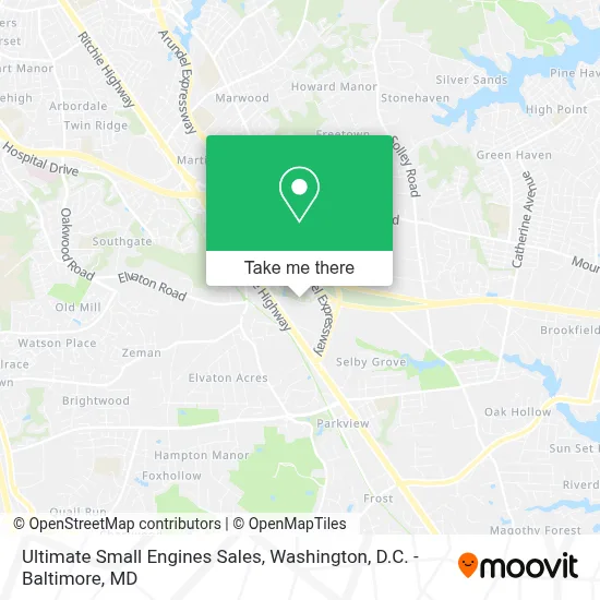 Ultimate Small Engines Sales map