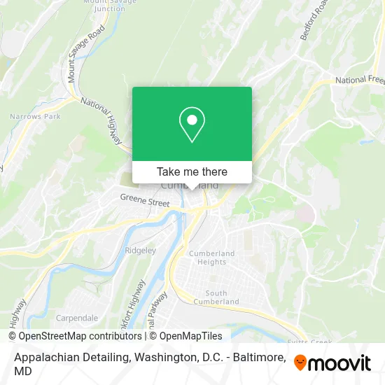 Appalachian Detailing map