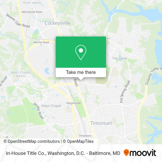 In-House Title Co. map