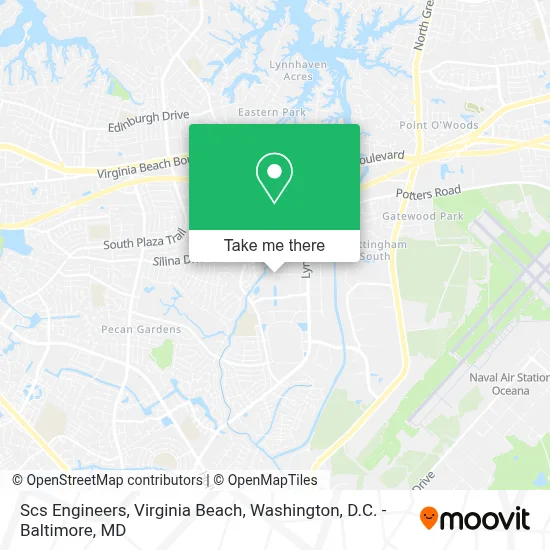 Scs Engineers, Virginia Beach map