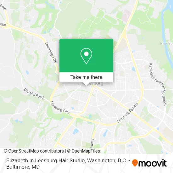 Elizabeth In Leesburg Hair Studio map