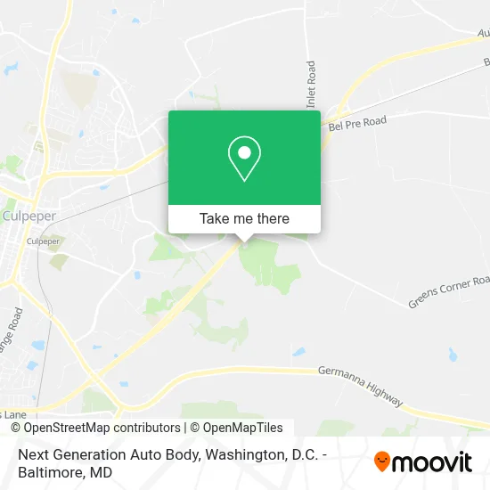 Next Generation Auto Body map