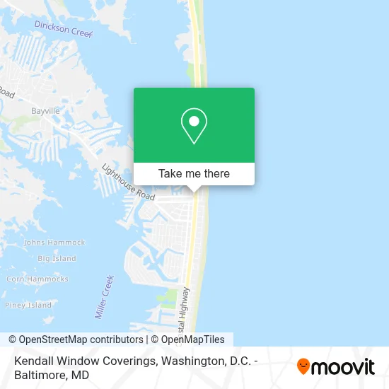 Kendall Window Coverings map