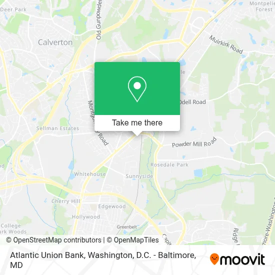Atlantic Union Bank map