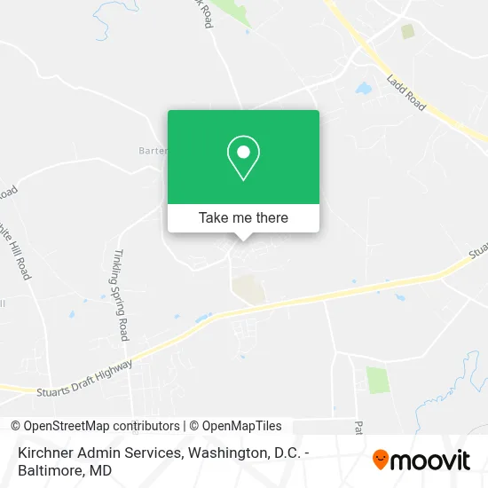 Kirchner Admin Services map