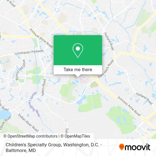 Children's Specialty Group map