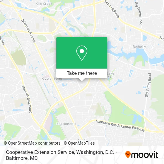 Cooperative Extension Service map
