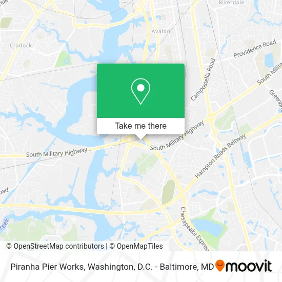 Piranha Pier Works map