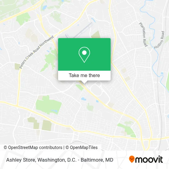 Ashley Store map