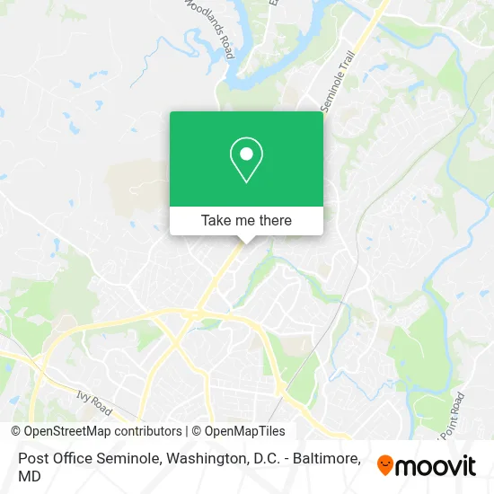 Post Office Seminole map