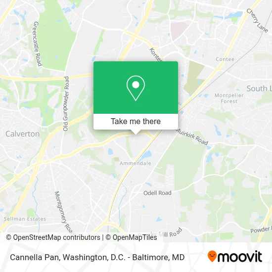Cannella Pan map