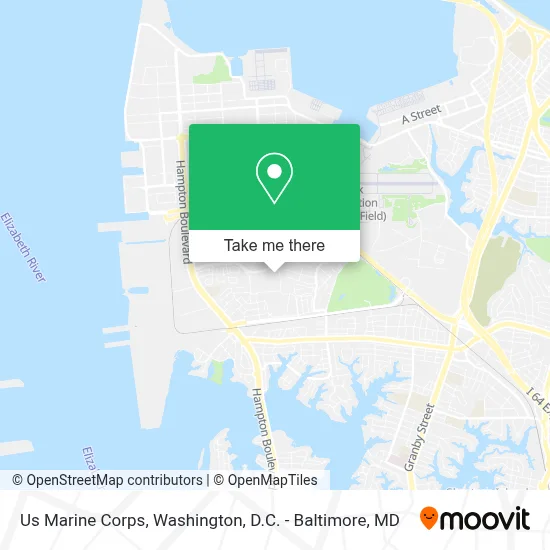 Us Marine Corps map