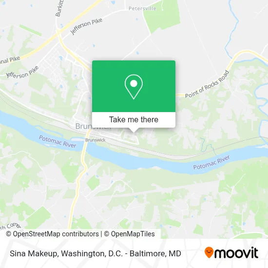Sina Makeup map