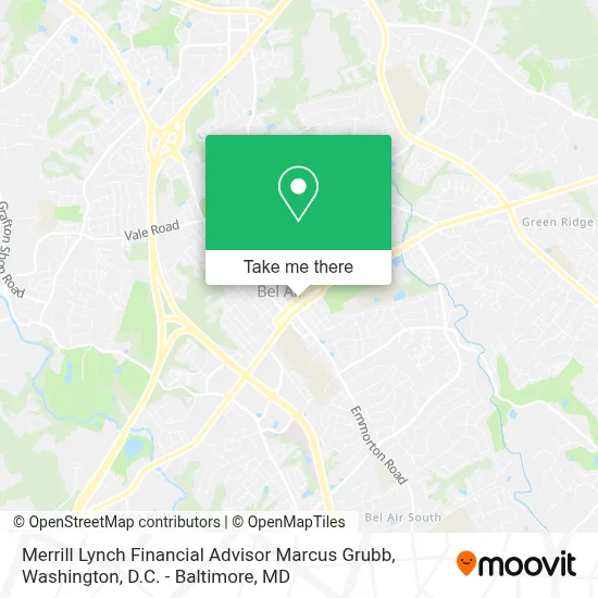 Merrill Lynch Financial Advisor Marcus Grubb map