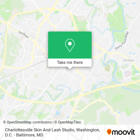 Charlottesville Skin And Lash Studio map
