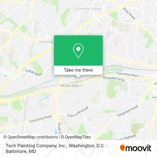 Tech Painting Company, Inc. map