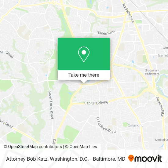 Attorney Bob Katz map