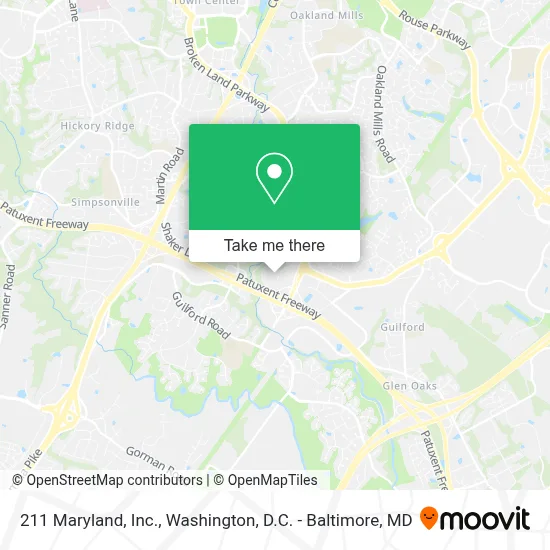 211 Maryland, Inc. map
