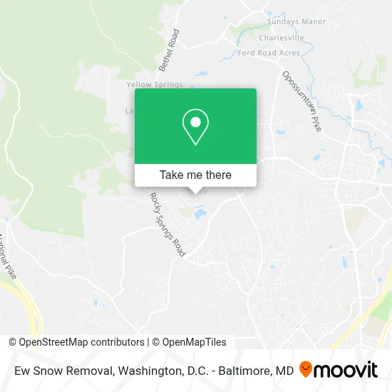 Ew Snow Removal map