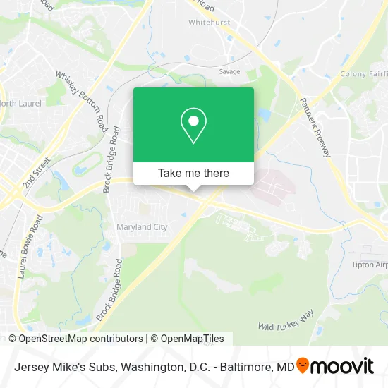 Jersey Mike's Subs map