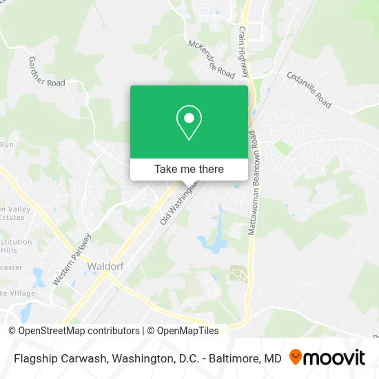 Flagship Carwash map