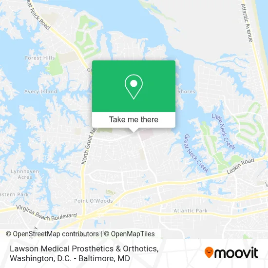 Lawson Medical Prosthetics & Orthotics map